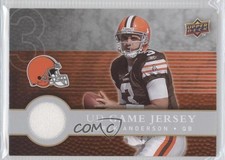 2008 Upper Deck First Edition UD Game Jersey Derek Anderson #FGJ-DA b6s