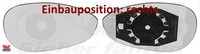 VAN Wezel 1624832 Spiegelglas FüR AußEnspiegel Rechts FüR Fiat FüR Abarth