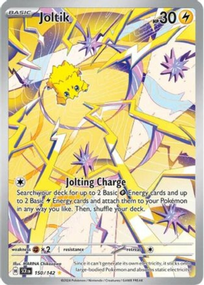 Joltik - 150/142 - Illustration Rare Pokemon NM-Mint Stellar Crown