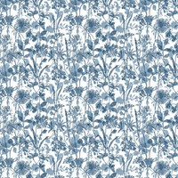 FD26283 Scott Living 2 Wildflower Trail Denim Blau Weiß Fine Decor Tapete