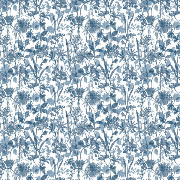 FD26283 Scott Living 2 Wildflower Trail Denim Blau Weiß Fine Decor Tapete-image