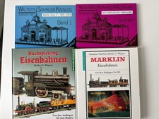 Buchkonvolut zu Blechspielzeugen, Eisenbahnen u.a. Märklin und Doll