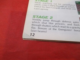 Metal Storm Nintendo NES Instruction Manual Booklet ONLY Metalstorm