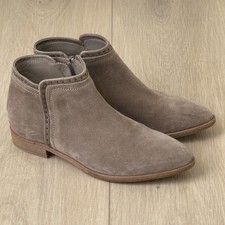 Italeau Suede Ankle Booties Miralda EU Sz 36,5 Sz US 6