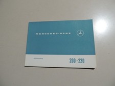 Mercedes-Benz 200 220 /8 Fahrerhand Bord buch Betriebsanleitung Ausgabe 11.1967
