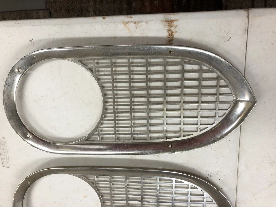 1961 1962 1963 1964 1965 1966 67 Ford Econoline Van Truck Headlight Bezel Grill - Image 4 of 4