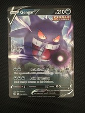 2021 Pokemon Gengar V 156/264 Fusion Strike Ultra Rare Holo NM