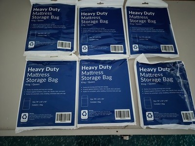 2 Pack Mattress Storage Bag KING/QUEEN Heavy Duty Protective Cover