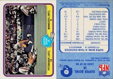 1981 Fleer Teams in Action Football Card #65 Super Bowl IX