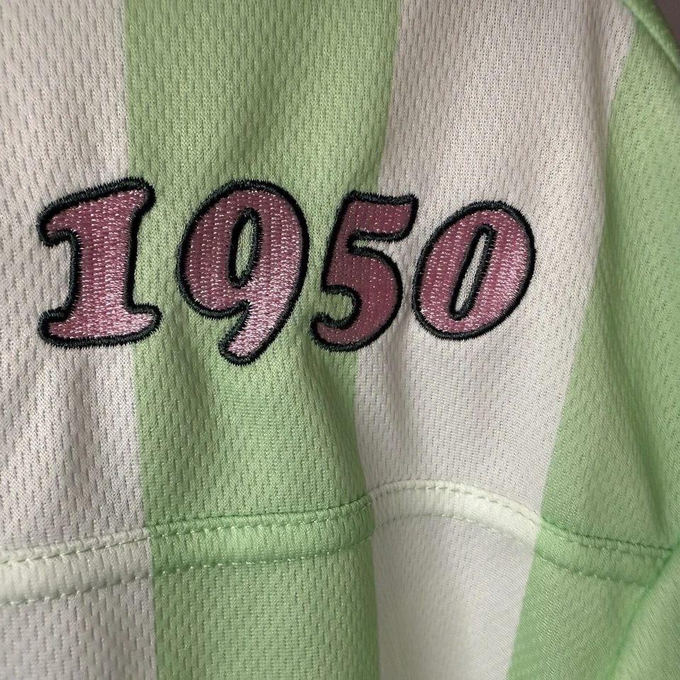 Camisa gráfica Peanuts Snoopy feminina L Charlie marrom rosa e verde - Imagem 3 de 4