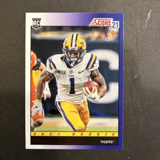 2021 Score - 1991 Throwback Rookies Ja'Marr Chase #TB5 Purple (RC)
