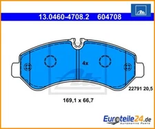 Brake pad set, disc brake ATE 13.0460-4708.2