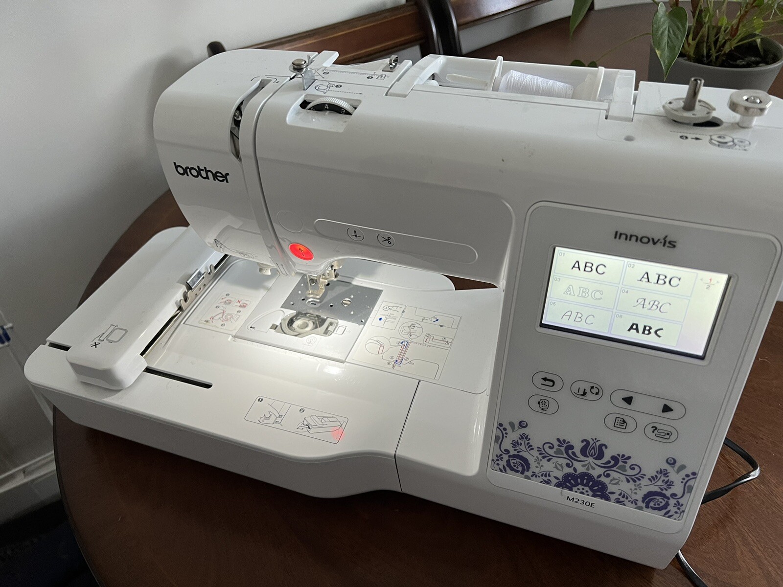 Brother Innovis M230E Embroidery Machine Used, Good Working Condition