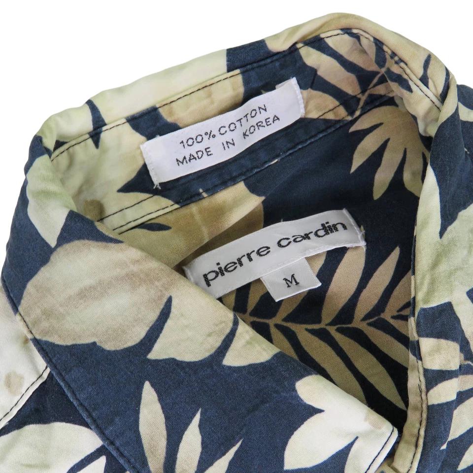 Pierre Cardin 1990s Vintage Hawaiian Button Down Shirt Tropical Unisex Medium - Image 4 of 4