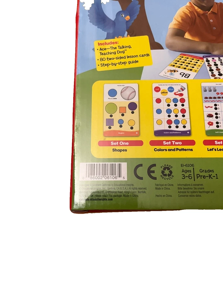 Hot Dots Jr. Getting Ready for School! Ace the Talking, Teaching Dog 160 Lessons - Image 3 of 4