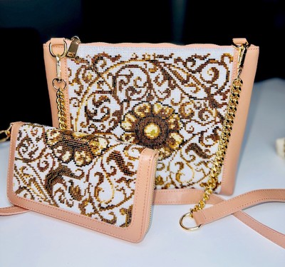 Hand Embroidered  Bag,Luxury Evening Clutch Wallet