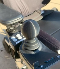 Ball - Power Wheelchair Joystick Knob Sphere Style Replacement 1/4" Stem Size