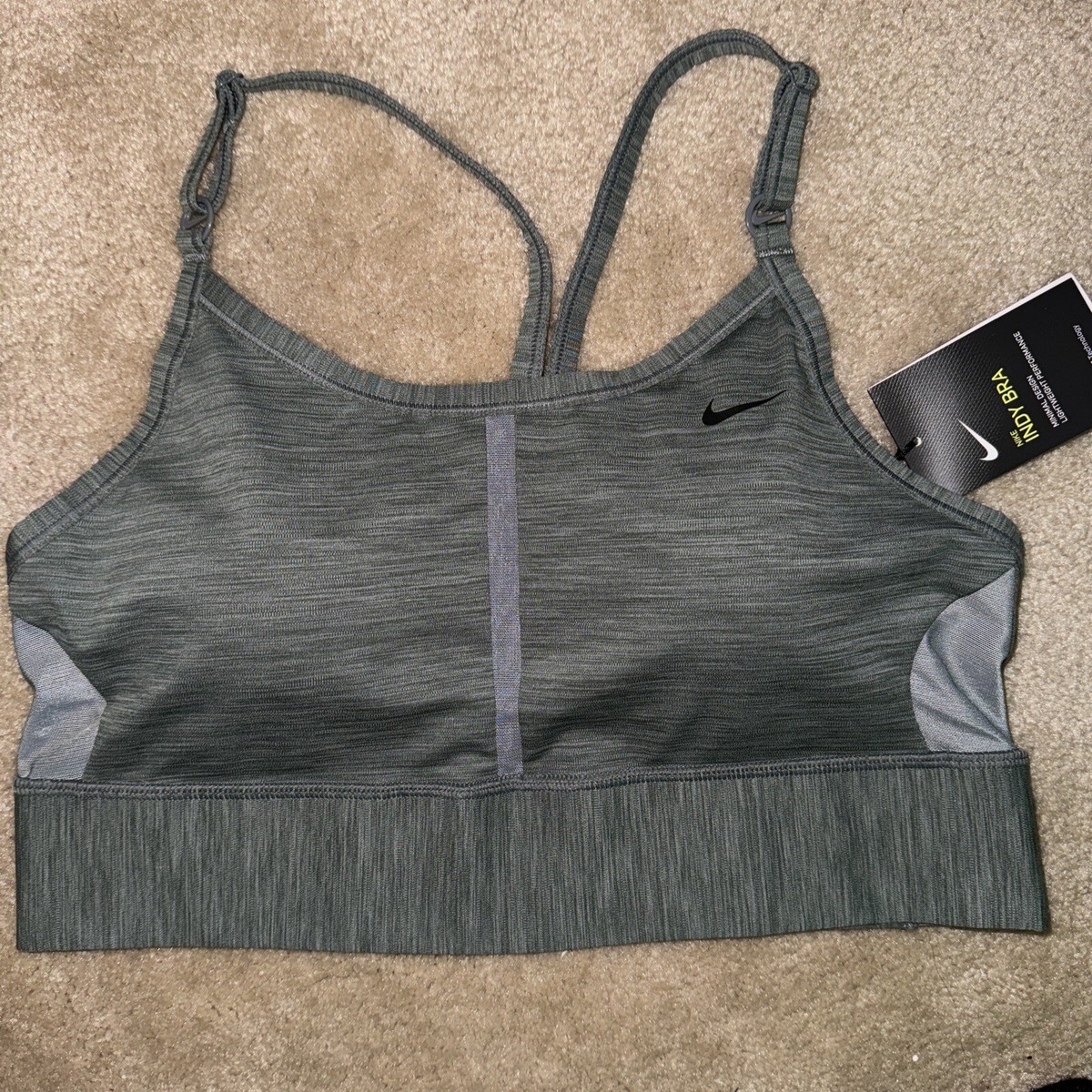 Nike Women's Dri-FIT Indy Light-Support Padded V-Neck Sports Bra