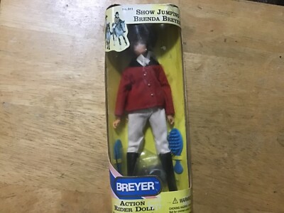 New Vintage 1994 Breyer Show Jumping Brenda Action Rider Doll #511