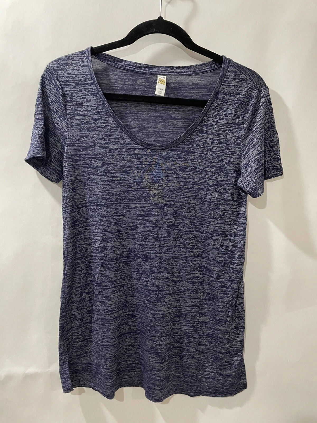 lole top tie side slit shirt