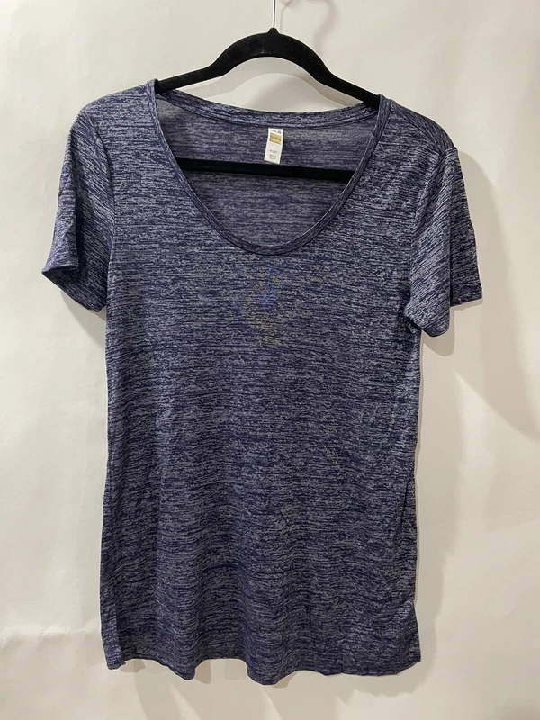 lole top tie side slit shirt