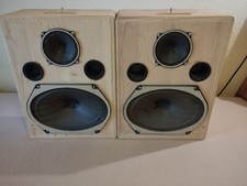 2 Paar Alnico Lautsprecher, 2x 260x180mm Breitband und 2x 100x100 mm Hochtöner