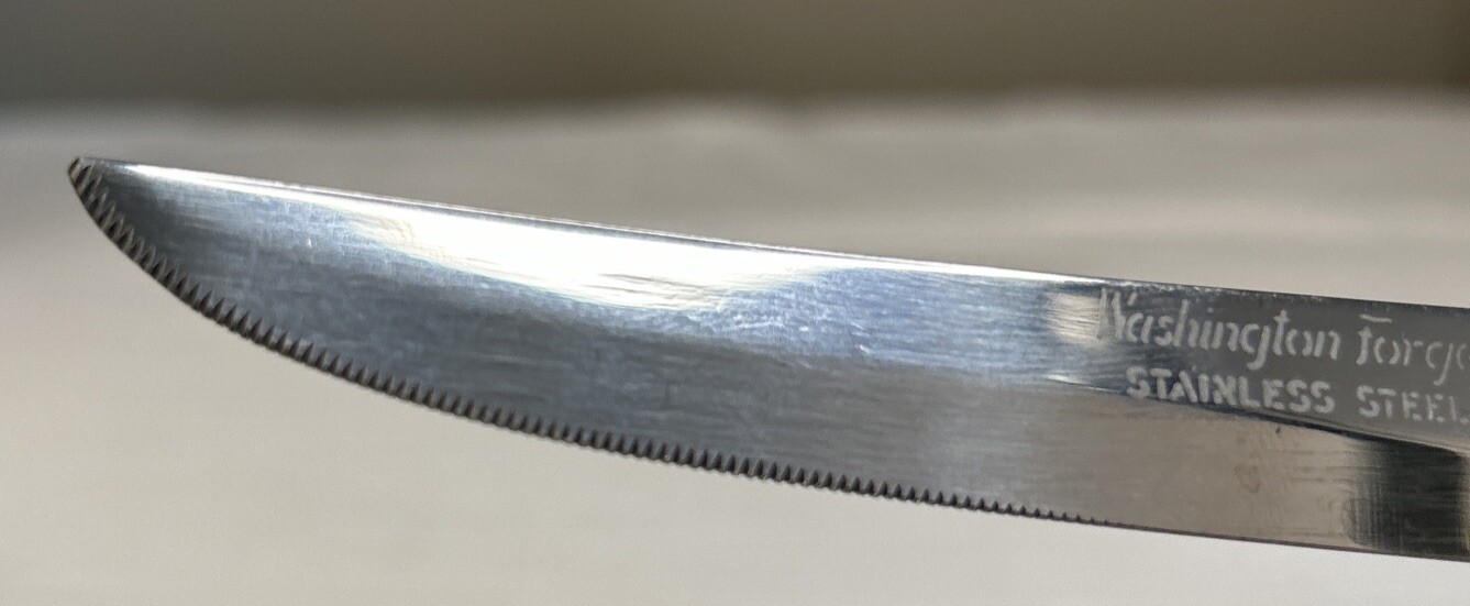 Vintage Town & Country By Washington Forge 6-Piece Steak Knife Set, USA