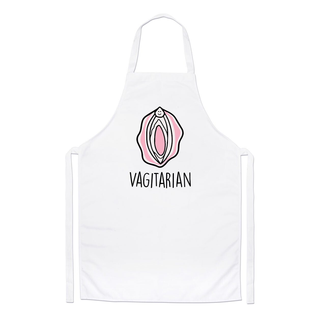 Vagitarian Cartoon Lesbian Gay Funny LGBT Chefs Apron Valentines Love Cooking