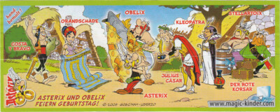Kinder Surprise Minifigures - 50 Years of Asterix Series (2009) - Choose Yours!