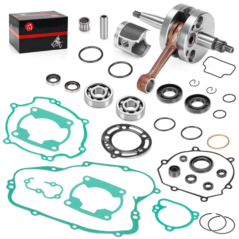 KIT DE RECONSTRUCCIÓN DEL MOTOR para JUNTAS DE PISTÓN DEL CIGÜEÑAL KAWASAKI KX 100 KX100 2006-13 Foto 4 de 4