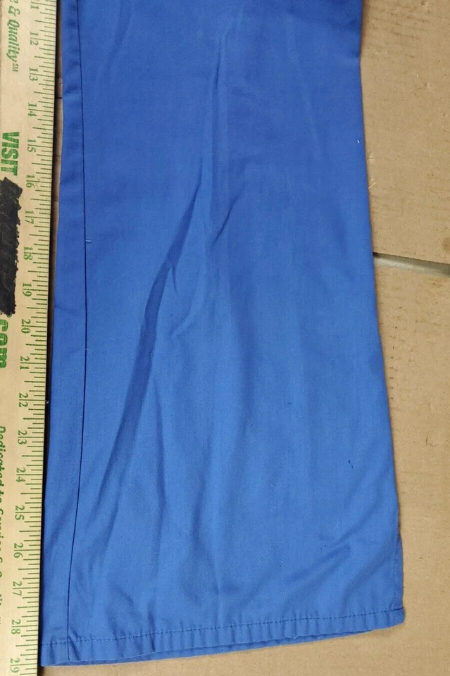 Pantalones Exfoliantes Scrub Zone Azul Para Mujer Cordón Pierna Acampanada Talla S 29L Foto 4 de 4