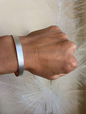  Silver Pure Copper Magnetic Bangle Bracelet Arthritis Pain Relief Power Energy