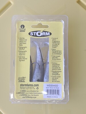 Lot De 3 Leurres Storm WildEye Swim Shad 04 – 11 Cm – 25g – Couleur Bunker