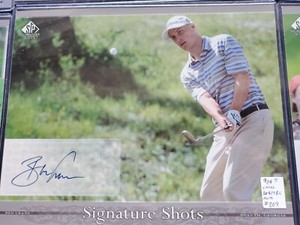 Ben Crane & Hunter Mahan, 2005 SP Golf Signature Shots AUTO 8x10 set of 2