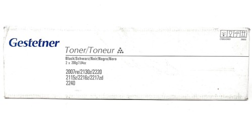 Gestetner 2960592 DT60BLK Toner Original 2007/2130/2220/ 2115/2216/2217