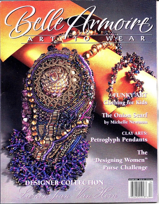 Vintage Belle Armoire: Art to Wear. Clay Pendants, Larkin J.Van Horn Autumn 2004