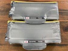 JIMIGO Compatible Toner Cartridge Replacement for Brother TN360 TN-360 Lot Of 2