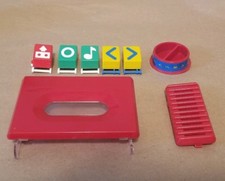 Vintage Fisher Price Cassette Player Microphone Sing Along Speaker PIECES ONLY