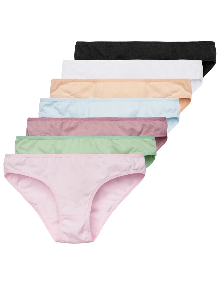 Tazzio Damen Slip 7er-Pack Slips Unterwäsche Unterhosen Schlüpfer Set