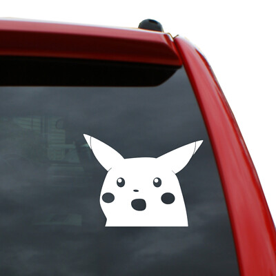 Surprised Pika Vinyl Decal | 5'' x 6.5''