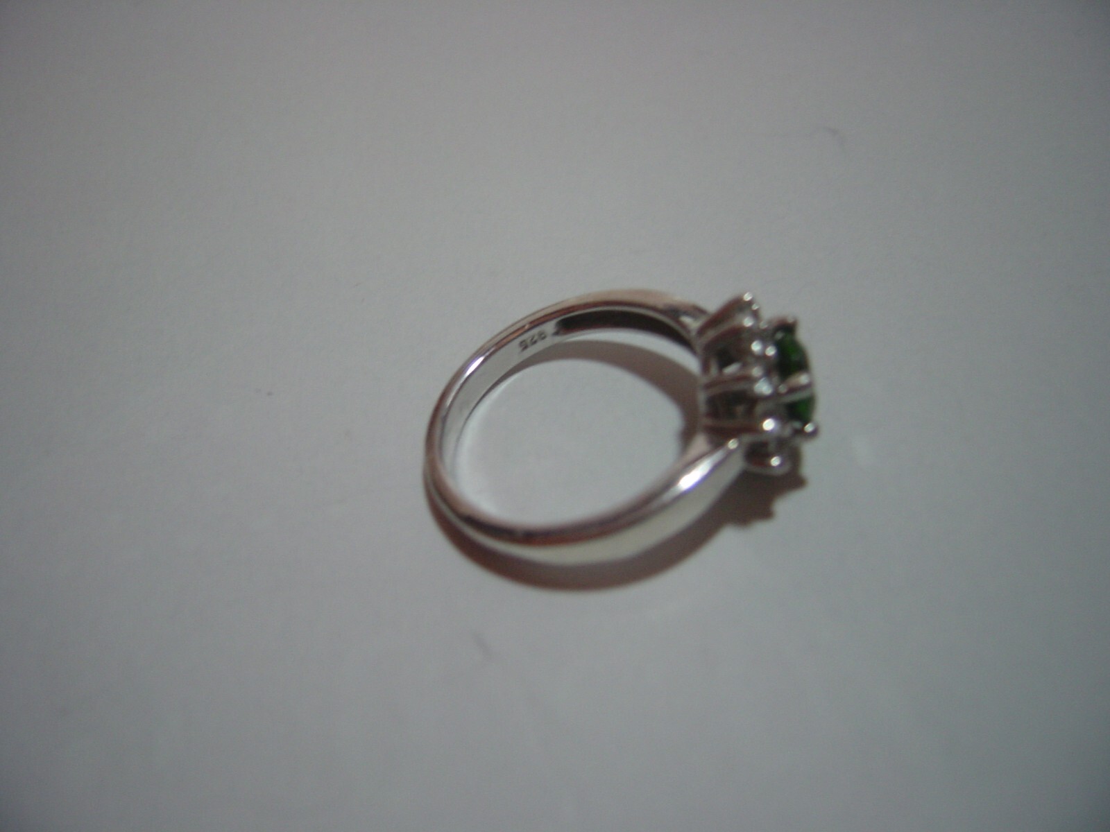 lovley solid Silver Ring-superb genuine chrome di… - image 7