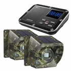 Wuloo 1/3 Mile Solar Wireless Outoor Motion Sensor Driveway Garage Burglar Alarm