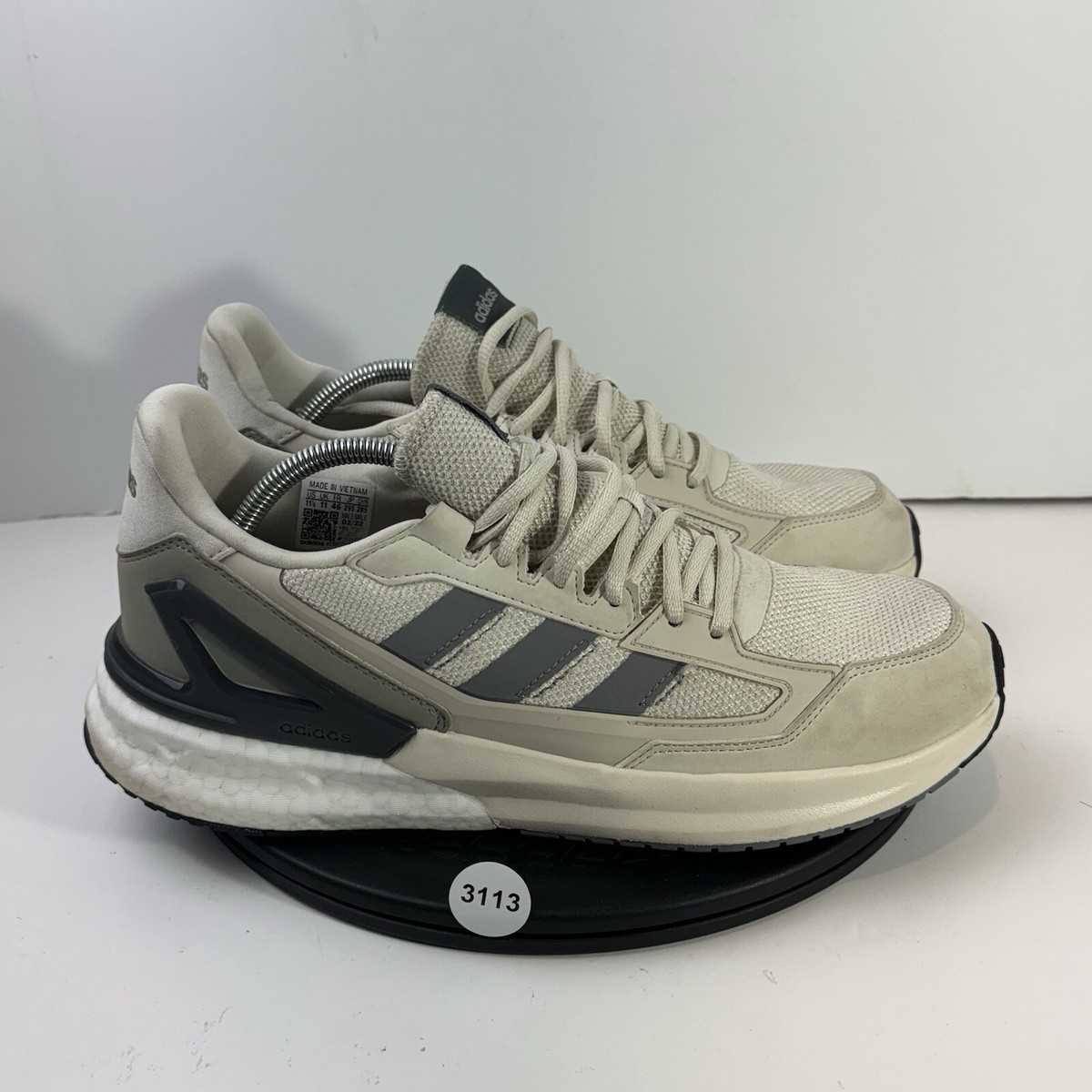 adidas gazelle silver green womens adidas Men's Nebzed Super Running Shoes White/Grey