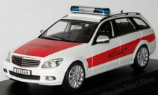 Mercedes C Class T Model Elegance S204 Notarzt Schuco B66960330 1/43 Benz 2008