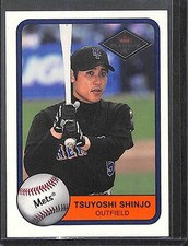 2001 Fleer Platinum Platinum RC #522 Tsuyoshi Shinjo No 17 of 21