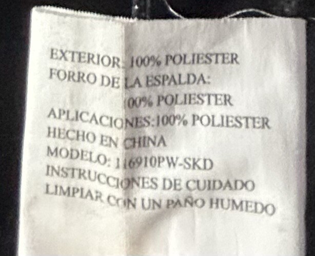 ES EastSport Black Skull Backpack Adjustable Shou… - image 10