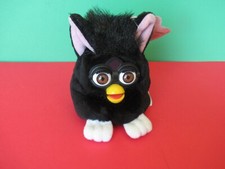 VINTAGE FURBY BUDDIES BEAN BAG PLUSH, 70-723, "SLEEP GOOD", BROWN EYES, NWT