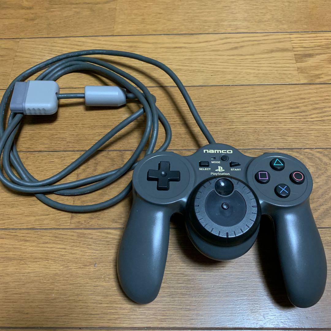 PS R4 RIDGE RACER TYPE 4 + JOGCON Controller without Box Namco  - Picture 2 of 3