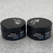 Lot of 2 REGIS DESIGNLINE FOR MEN STRONG Hold MOLDING FIBER PASTE 1.70 oz Hair 