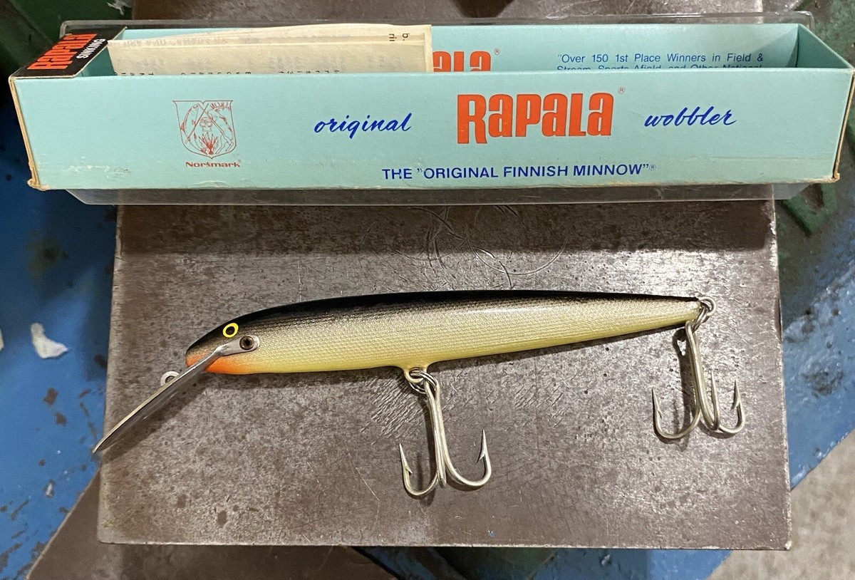 Vintage Fishing Lure RAPALA 1978 Wobbler Sinking Magnum w Vintage Fishing Lure RAPALA 1978 Wobbler Sinking Magnum w
